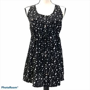 Hommage Sleeveless Tunic with a Tie Waist